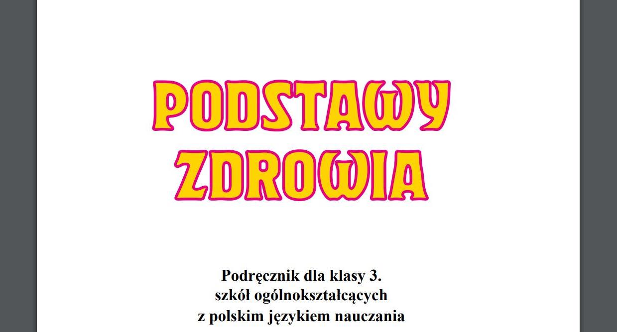 Основи здоров'я, 3 клас - польською