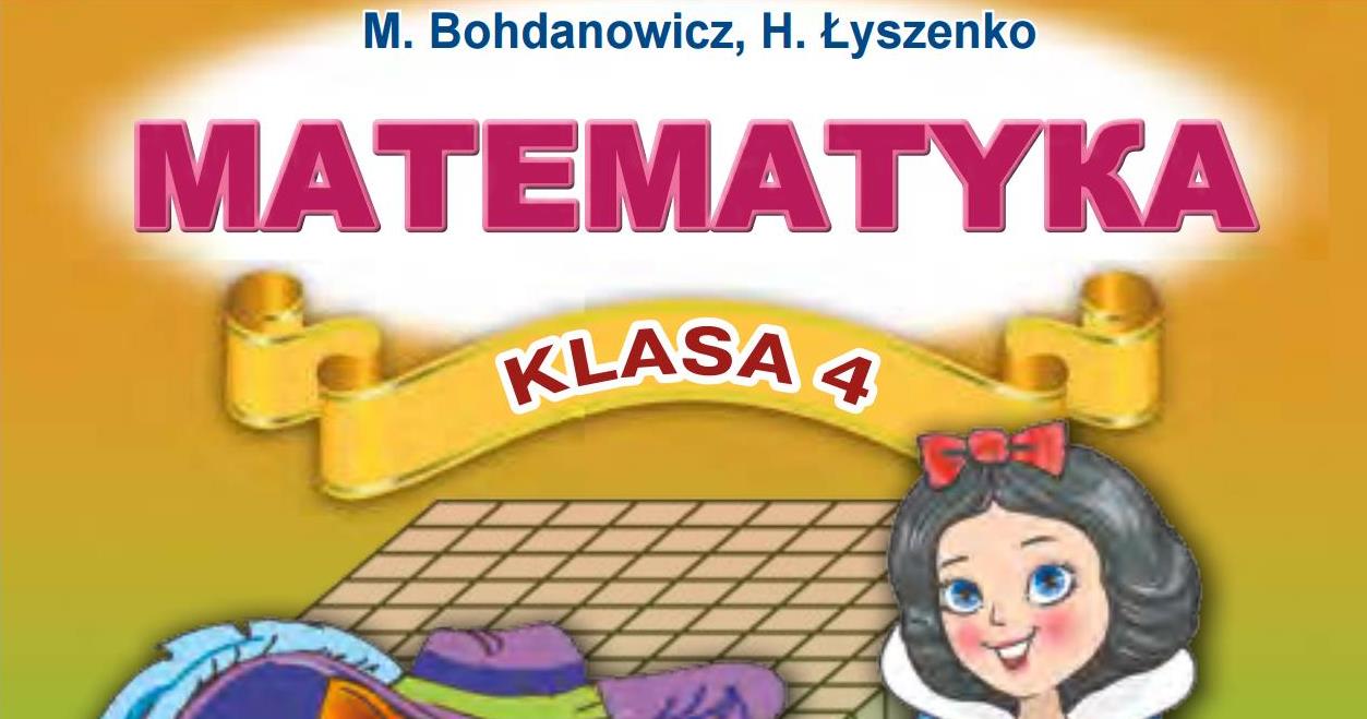 Математика, 4 клас - польською